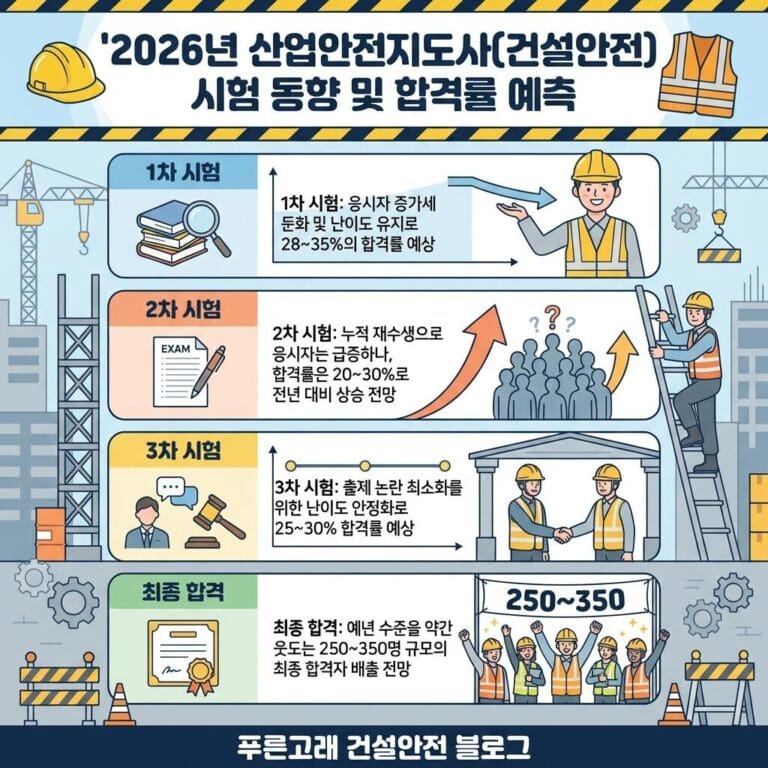 산업안전지도사 합격률 예측(26년)