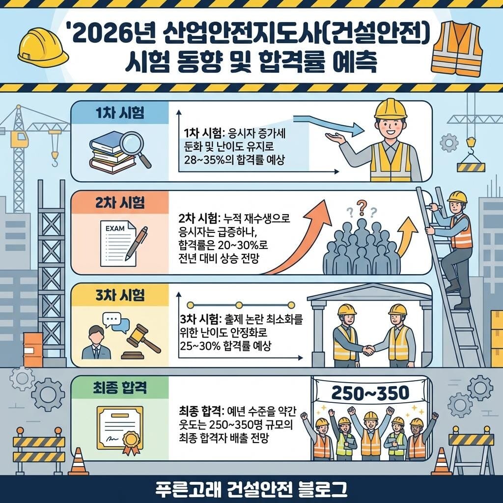 산업안전지도사 합격률 종합 분석 이미지