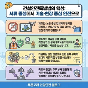 건설안전특별법 제정 관련 분석