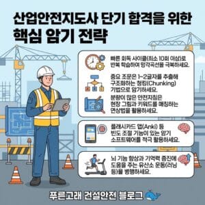 산업안전지도사 암기 방법 추천(건설안전기술사도 해당)