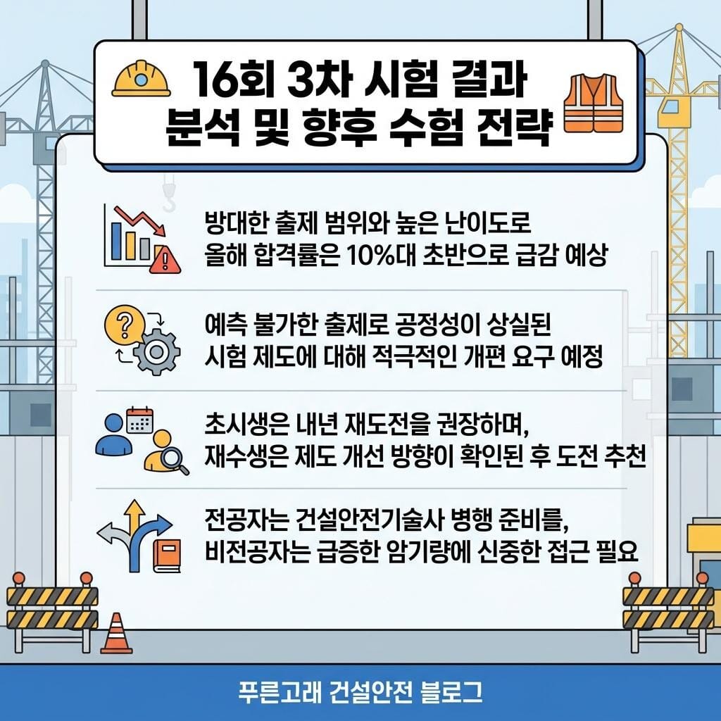 산업안전지도사 제16회 3차 면접시험 총평 A/S(합격자 수 예상)