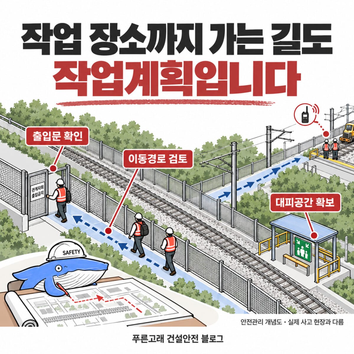 청도 선로 작업자 사고 조사결과: 이동경로와 작업중지 권한이 빠진 안전관리