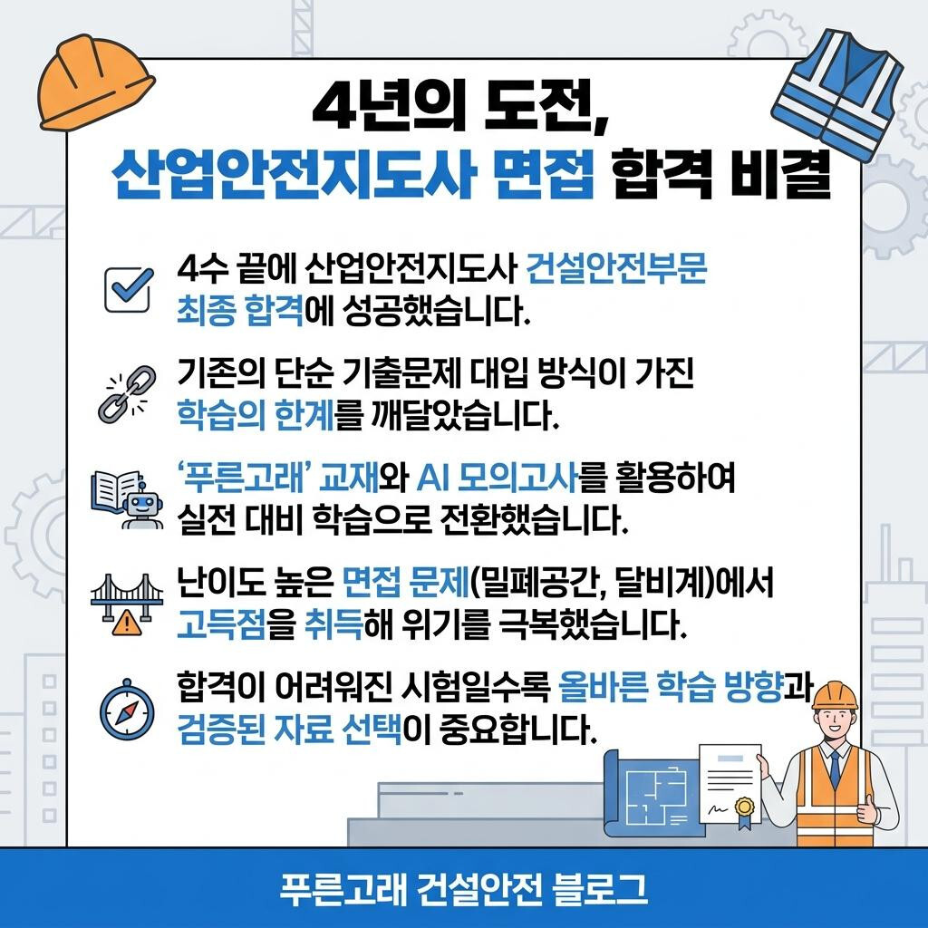 산업안전지도사 합격수기: *철*님의 네 번의 도전