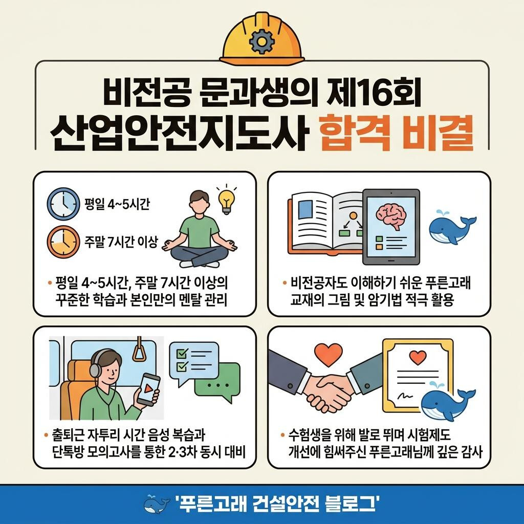 산업안전지도사 합격수기: **훈님의 비전공자 동차합격