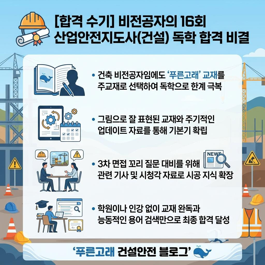 산업안전지도사 합격수기: 김OO님의 비전공 분야 이해와 독학